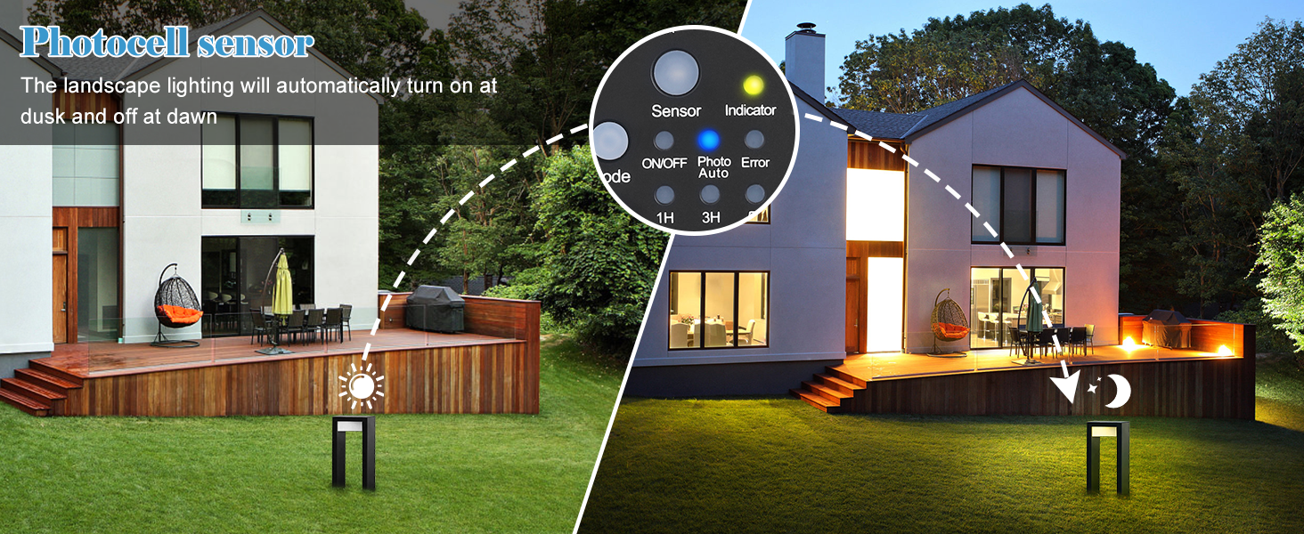 Transformer with Timer and Photocell Sensor